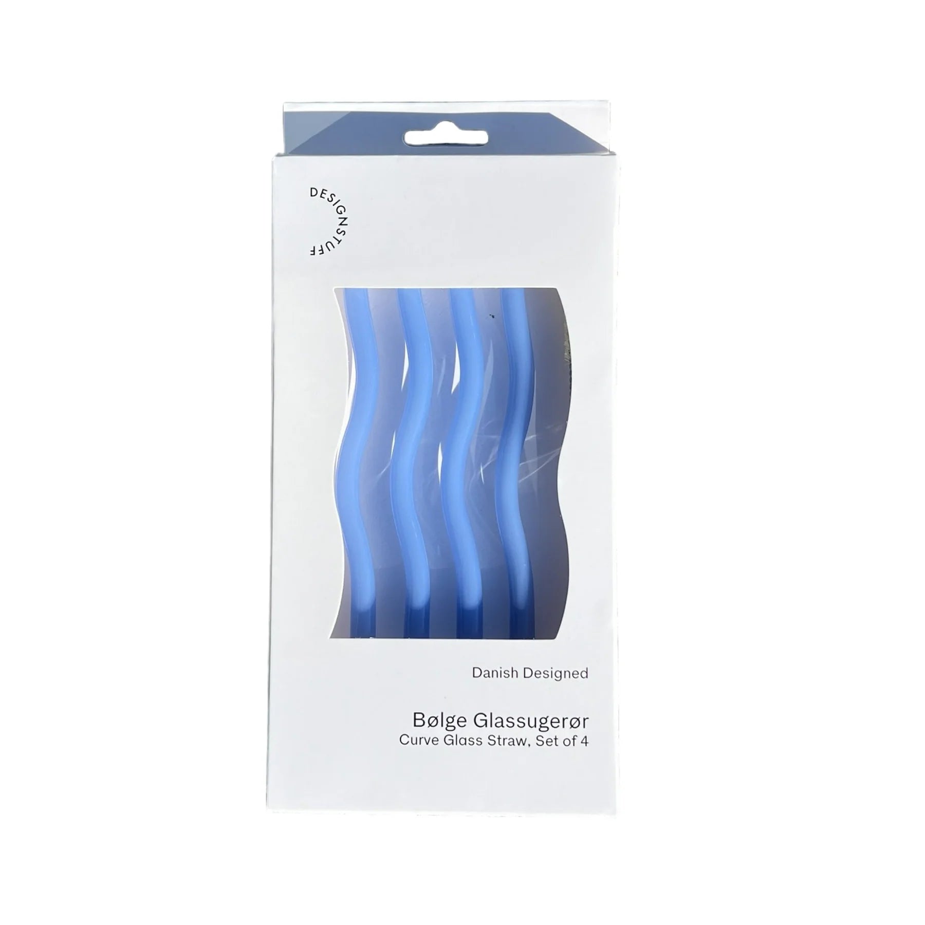 Curve Glass Straw (Set of 4)