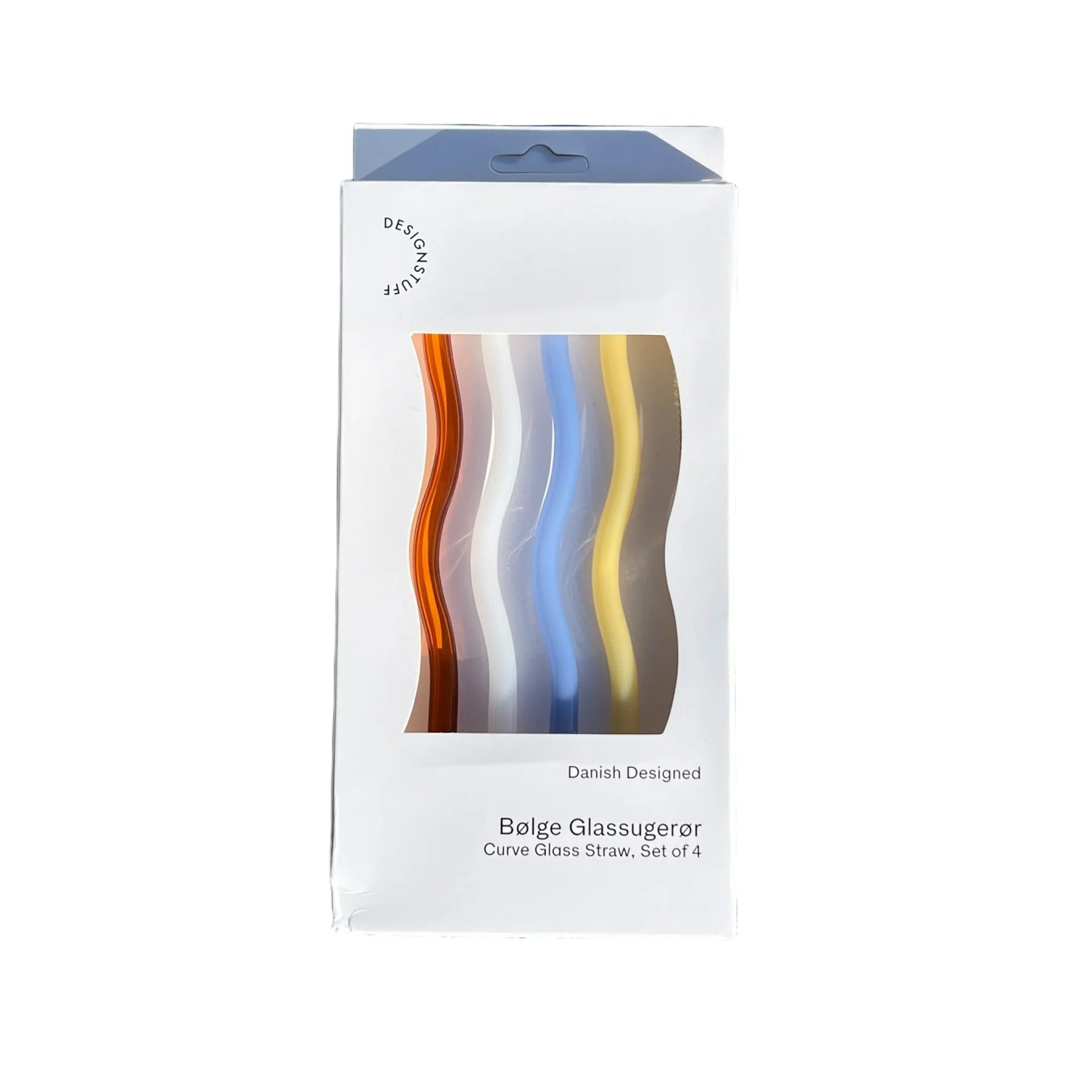 Curve Glass Straw (Set of 4)