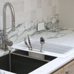 Folding Dish Rack w/ Cutlery Holder