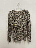 White and Warren Leopard Print L