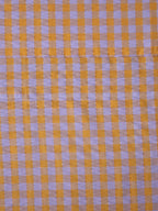 Kumquat Bloom Seersucker Fitted Sheet