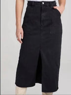 Rolla’s denim midi skirt-10