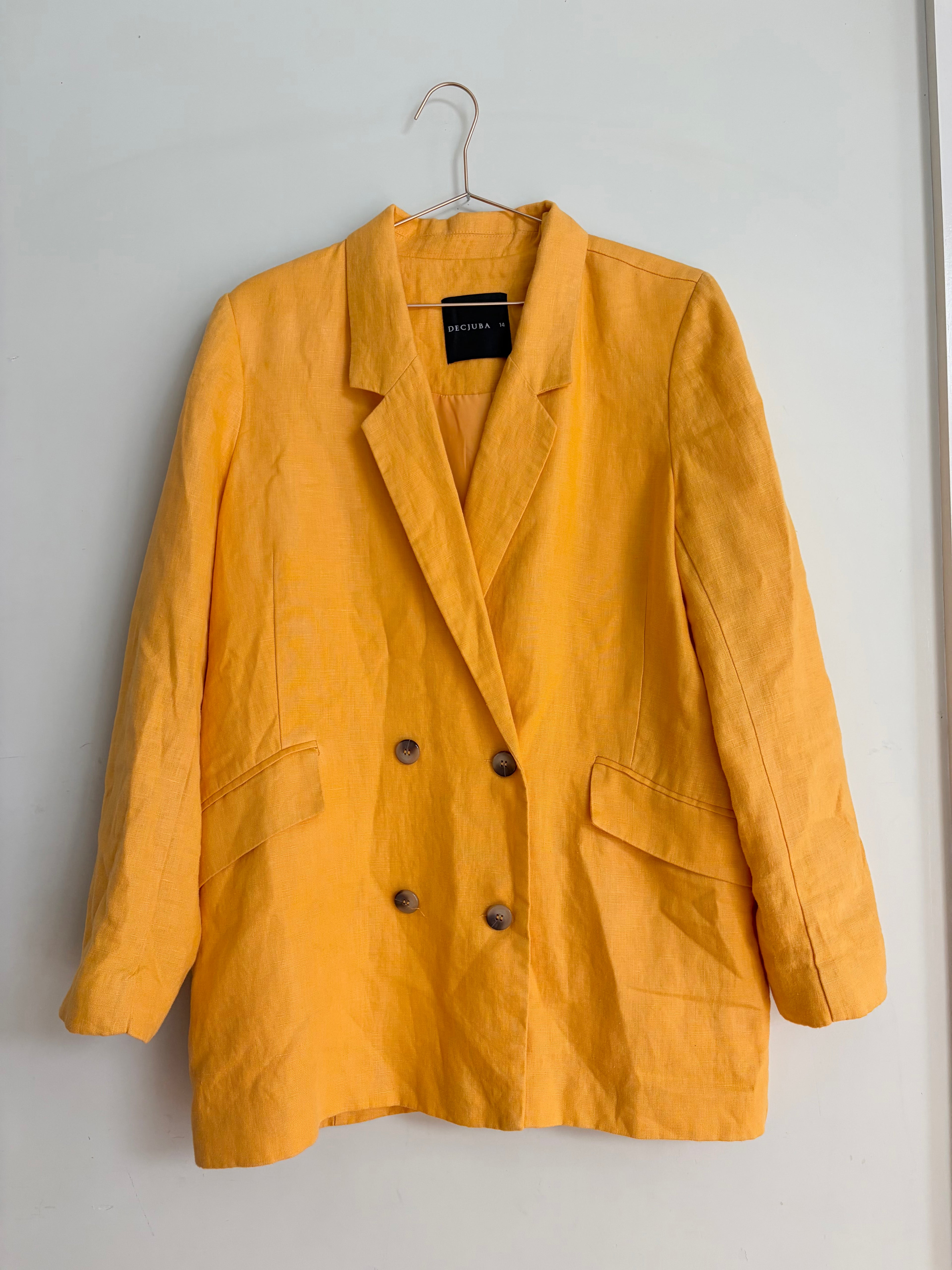 Decjuba Mango Linen Jacket - L