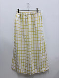 Elk check skirt-10