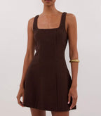 DISSH brown mini dress- 8
