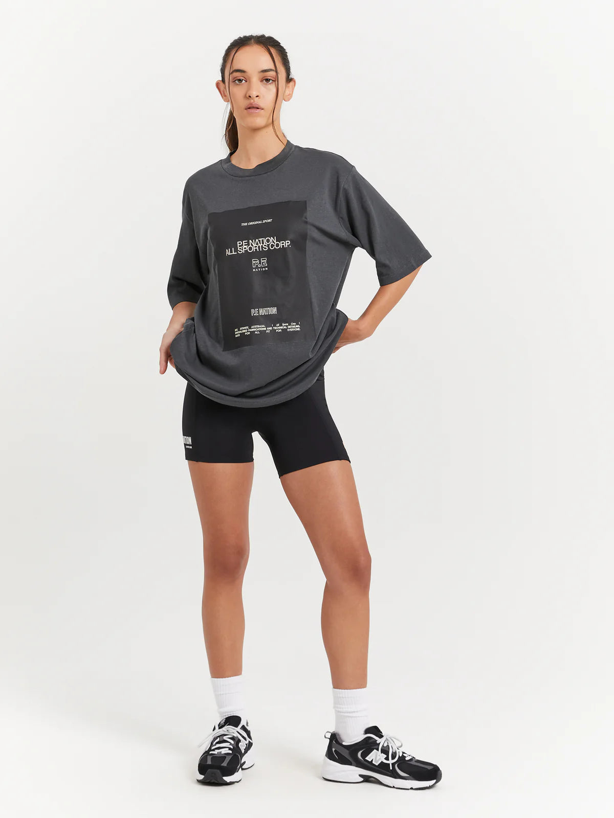 PE Nation Charcoal T'shirt - S