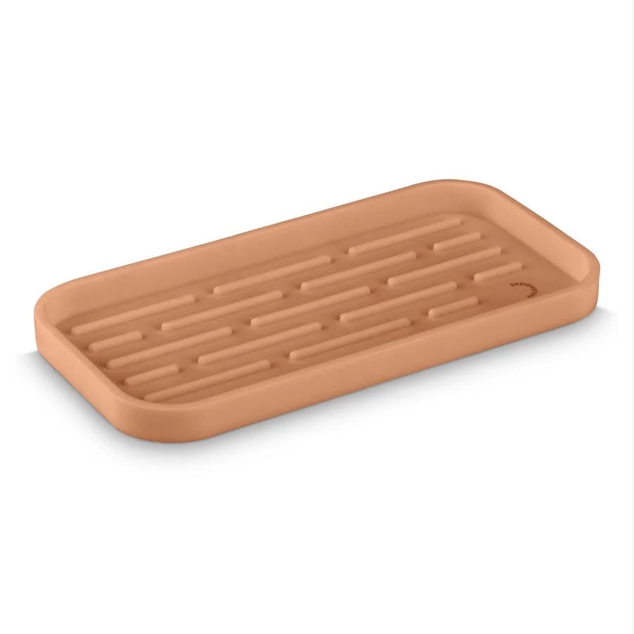 Sink Tray and Sponge Holder Silicone - Camel