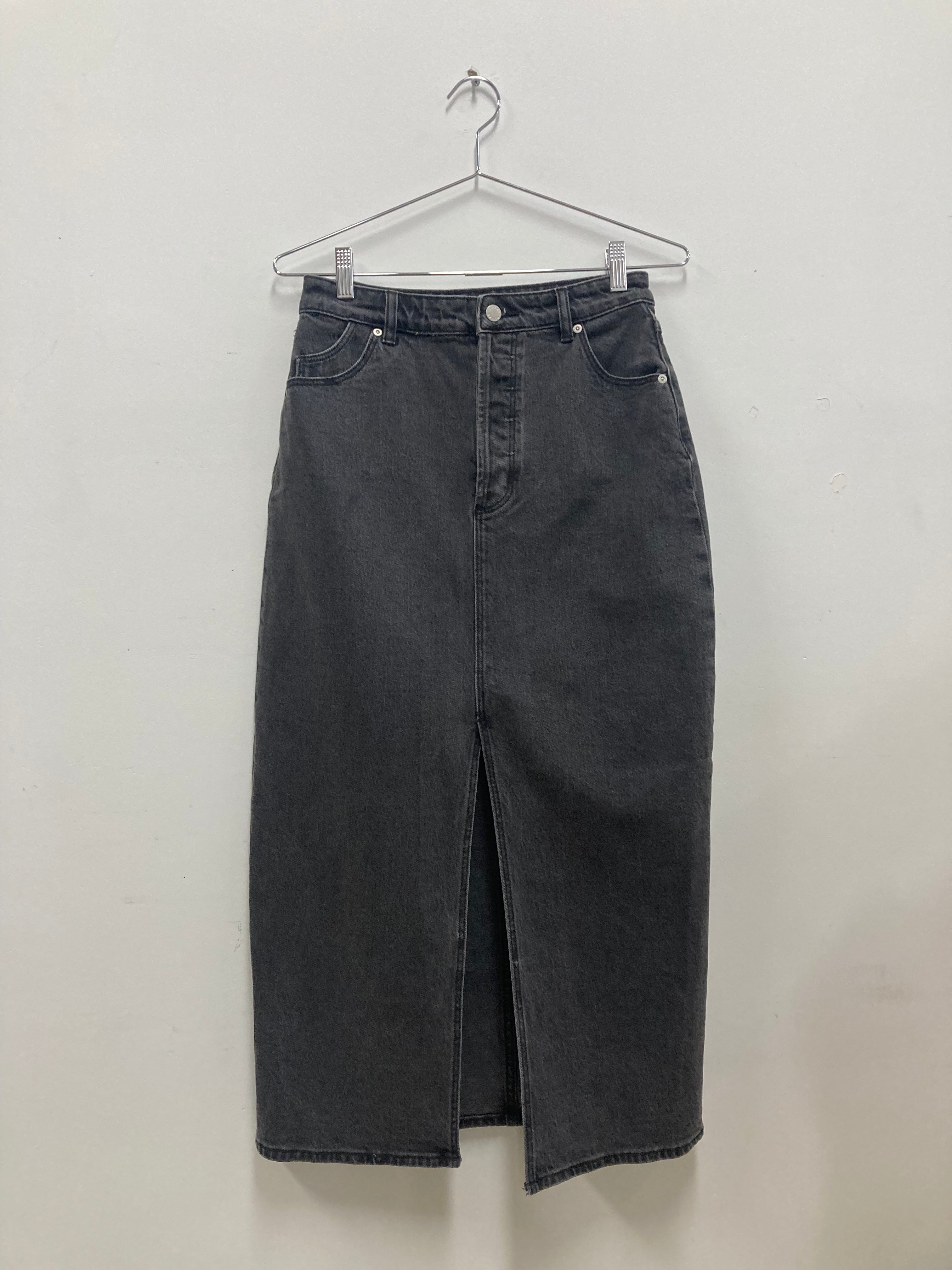 Rolla’s denim midi skirt-10