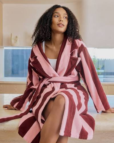 Hommey Rocky Road Stripes Robe