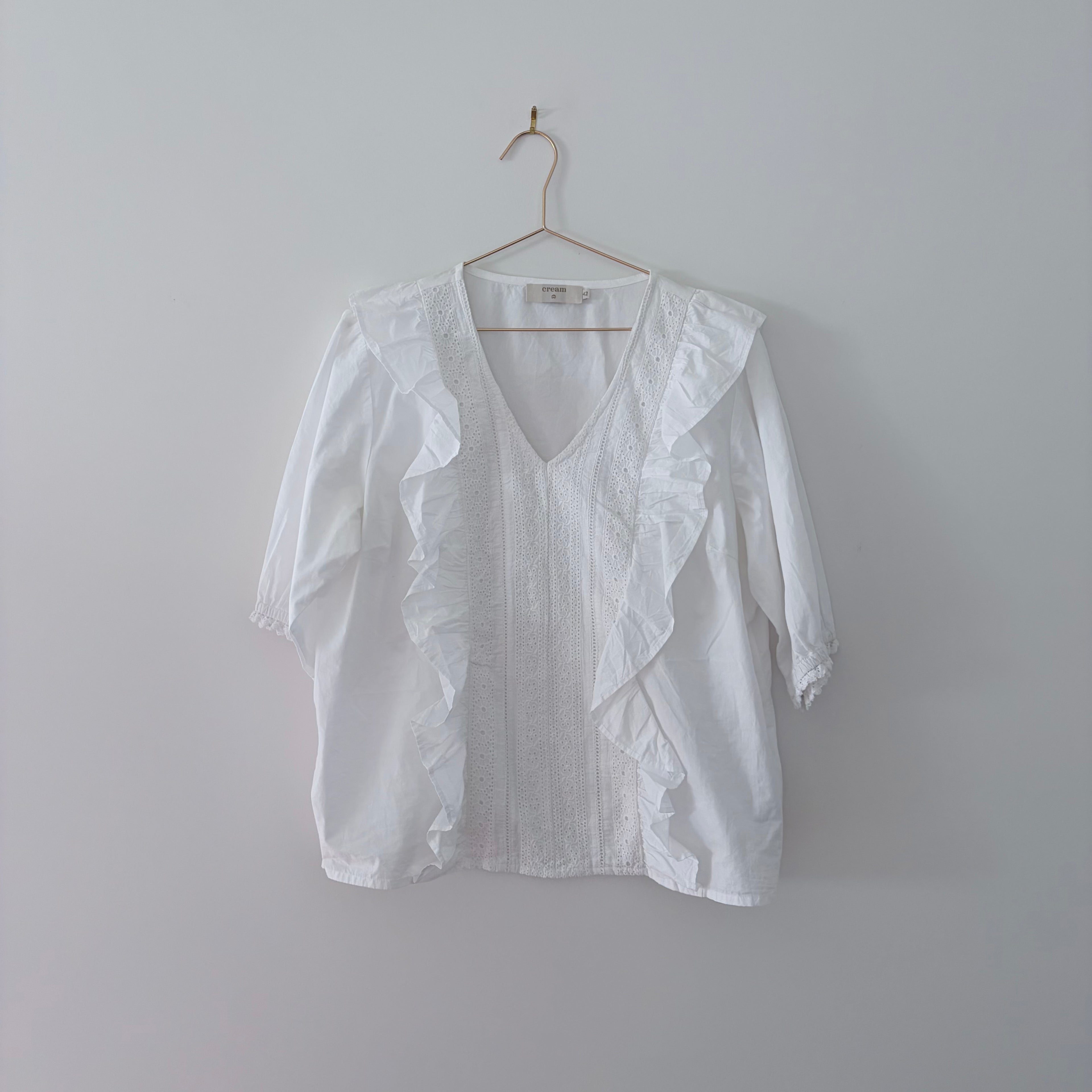 Cream Lace Top - 14/16