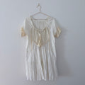 Spell White Lace Bodice Dress - L