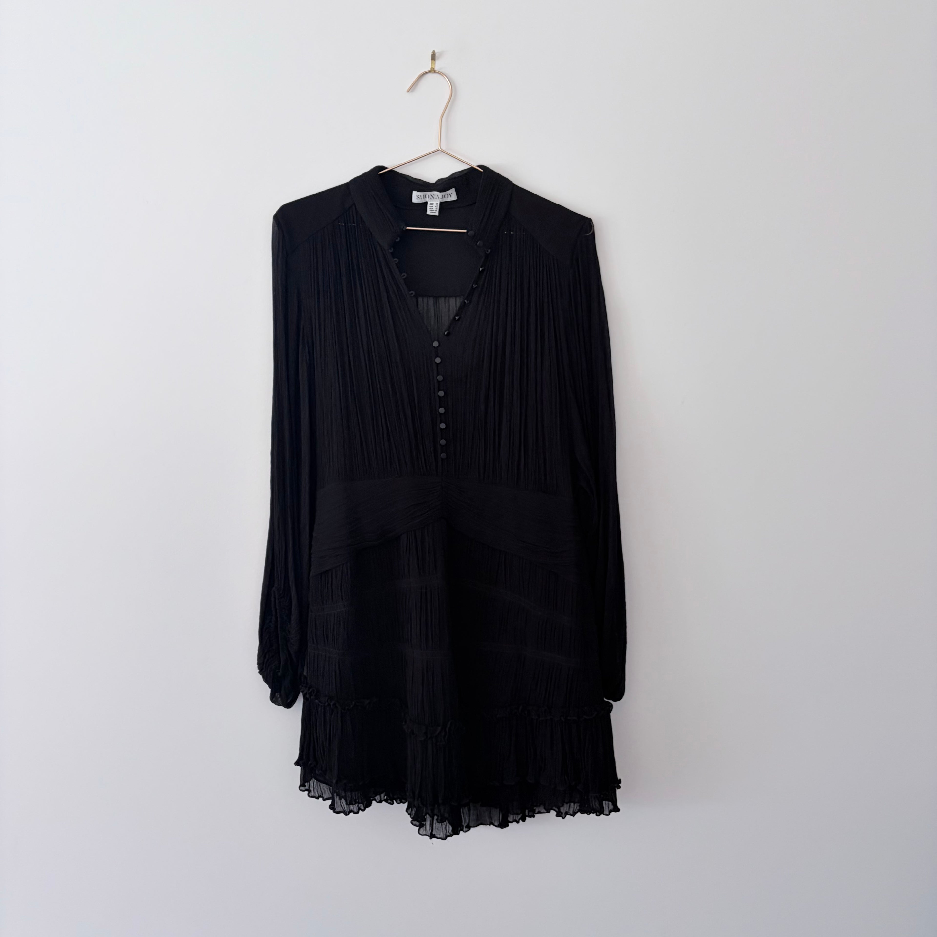Shona Joy Black Mini Dress - 14