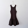 Aje Chocolate Brown Bubble Dress - 14