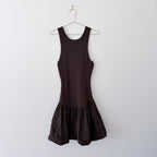 Aje Chocolate Brown Bubble Dress - 14