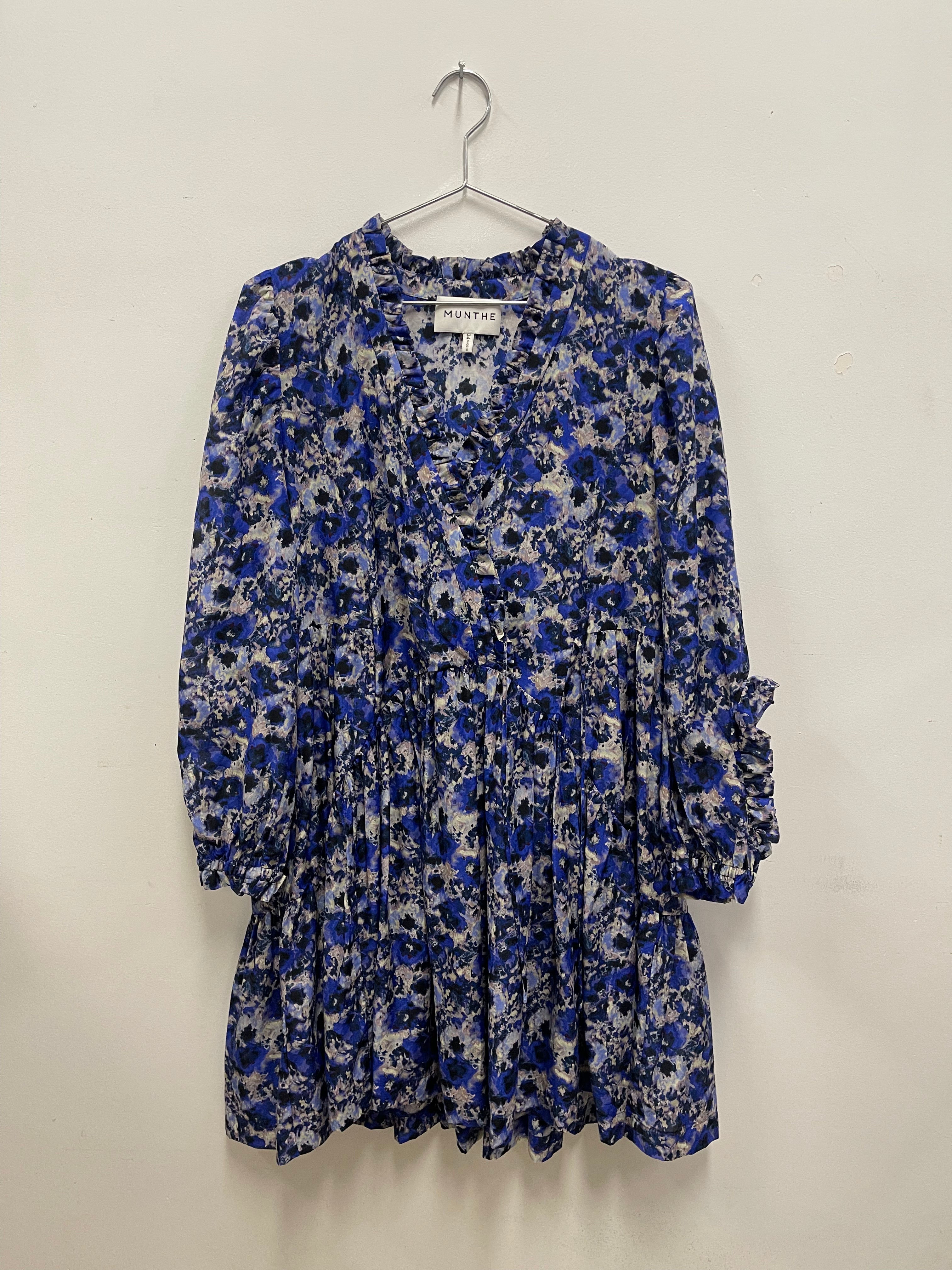 Munthe Derby Dress, Navy 34 (10-12)