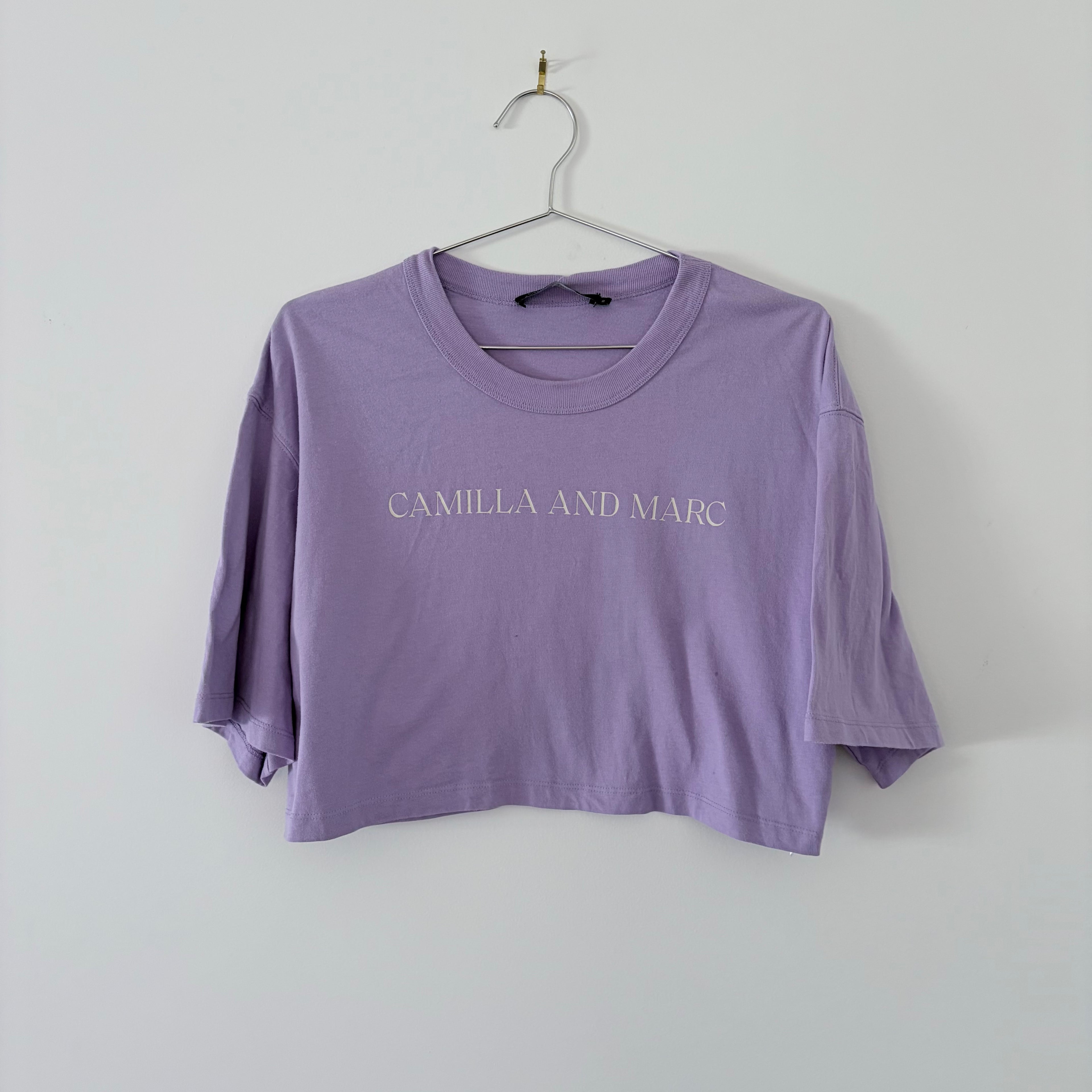 Camilla & Marc Cropped Purple T'shirt - 10