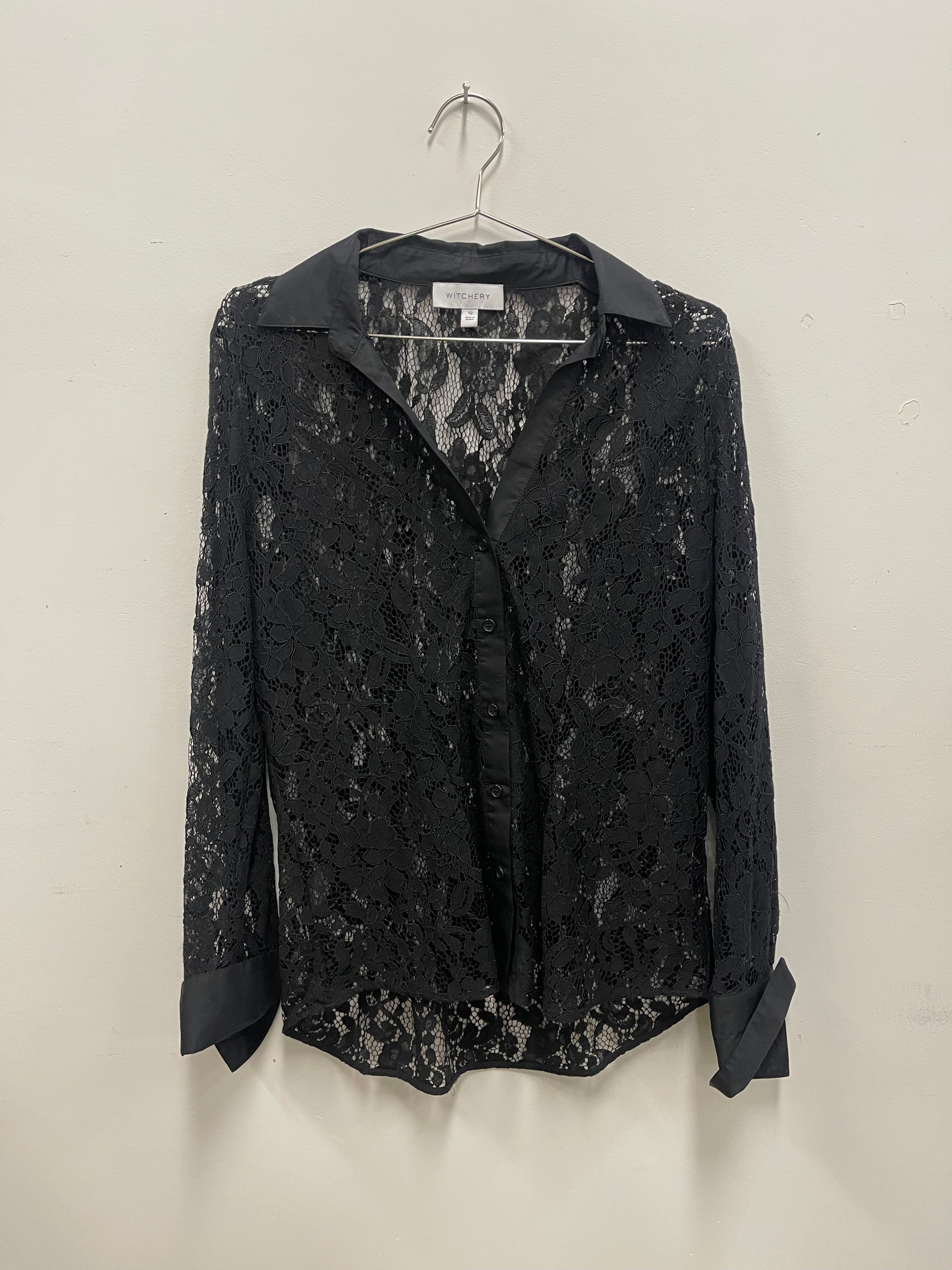 Witchery Lace shirt 12