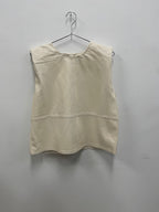 Seed Heritage Beige Leather Vest 12