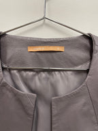Cooper Street Grey Cropped Leather Jacket 10