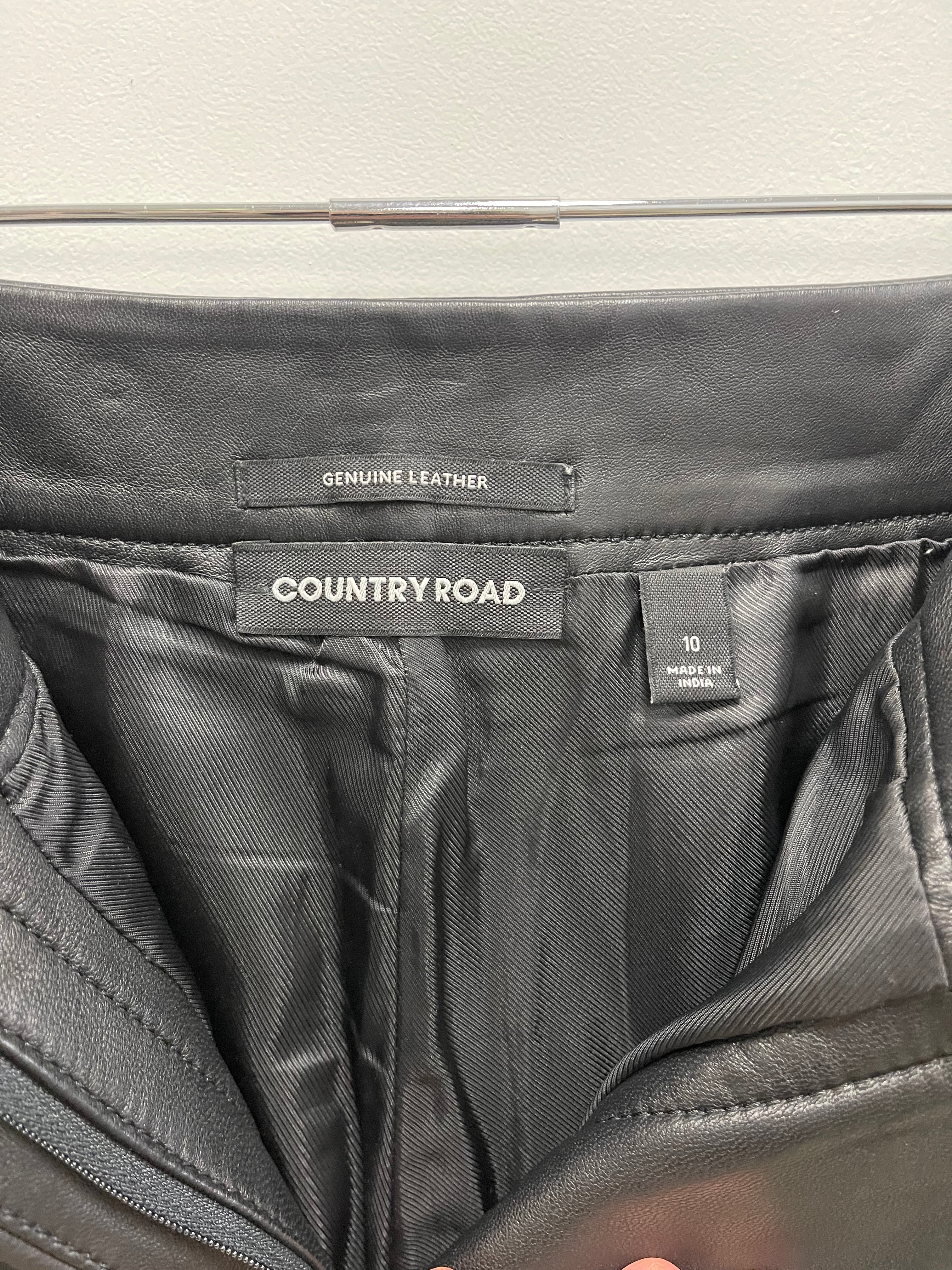 Country Road Leather Pants 10