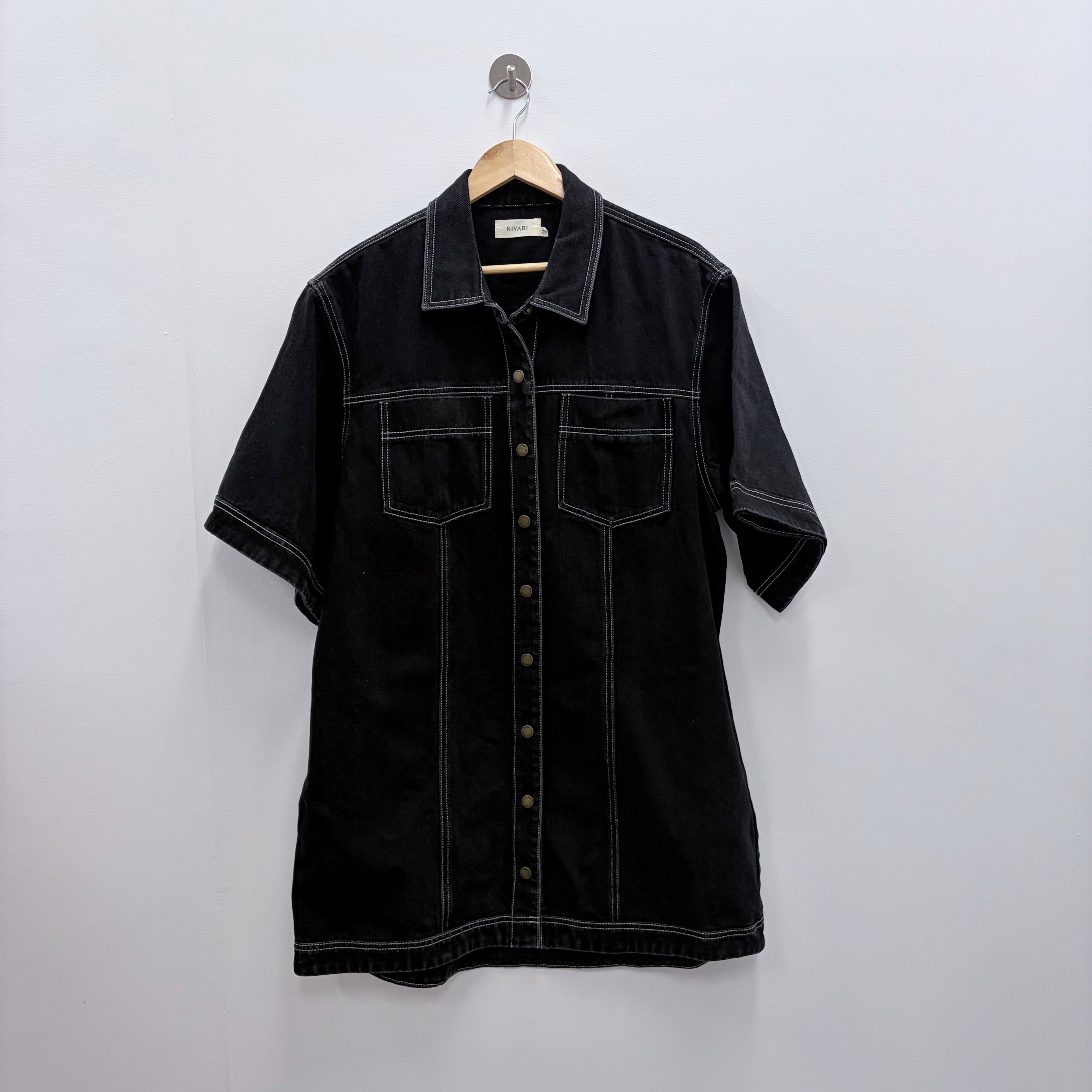 Kivari Rowyn Denim Shirt Dress 16