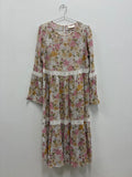 Auguste the Label Pink, Yellow and White Dress - 14