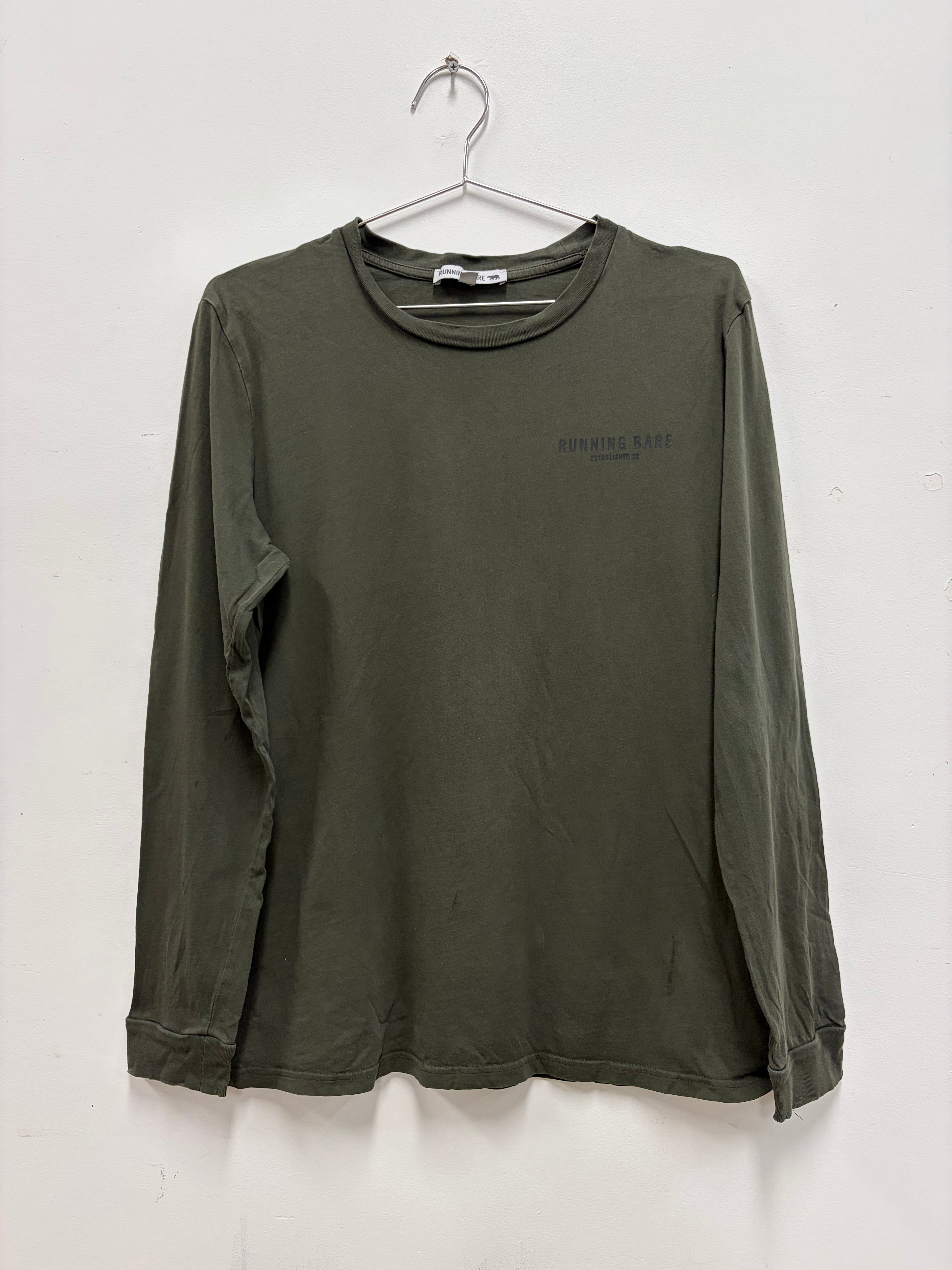 Running Bare Khaki Long Sleeve T'shirt - 12
