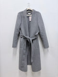 Witchery Grey Wool Coat - 8