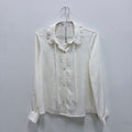 Zara Shirt with Pearl Buttons - S