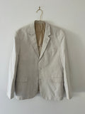 Sportscraft Mens Cream Linen Jacket - 42