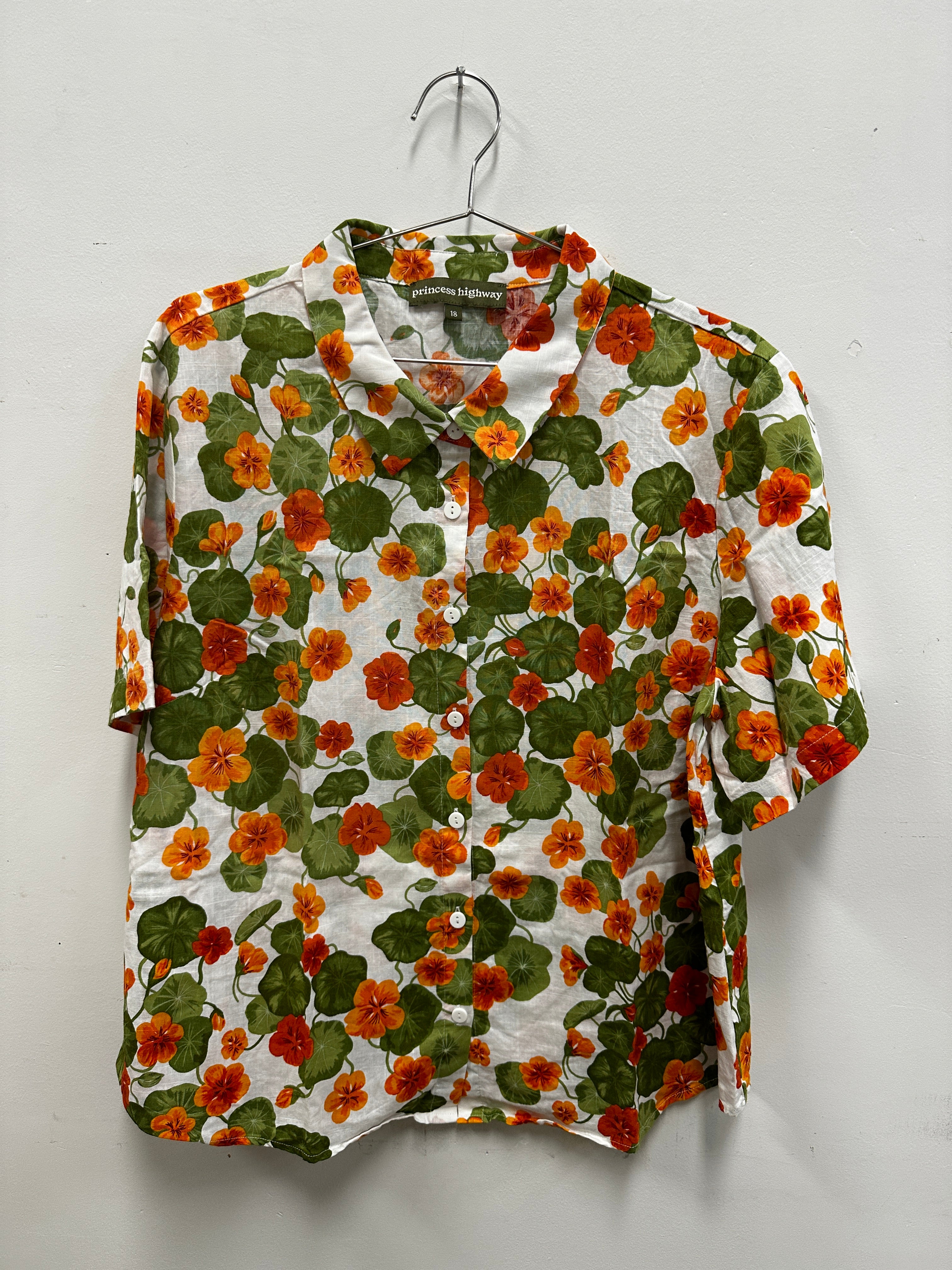 Princess highway nasturtium short sleeve shirt - 18