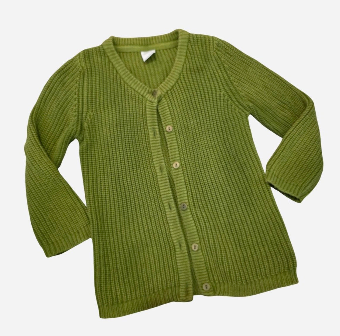 Kids Nature Baby knit cardigan green - 4