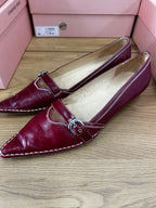 Django and Juliette Red Pointy Toe Shoes (never worn) - 41
