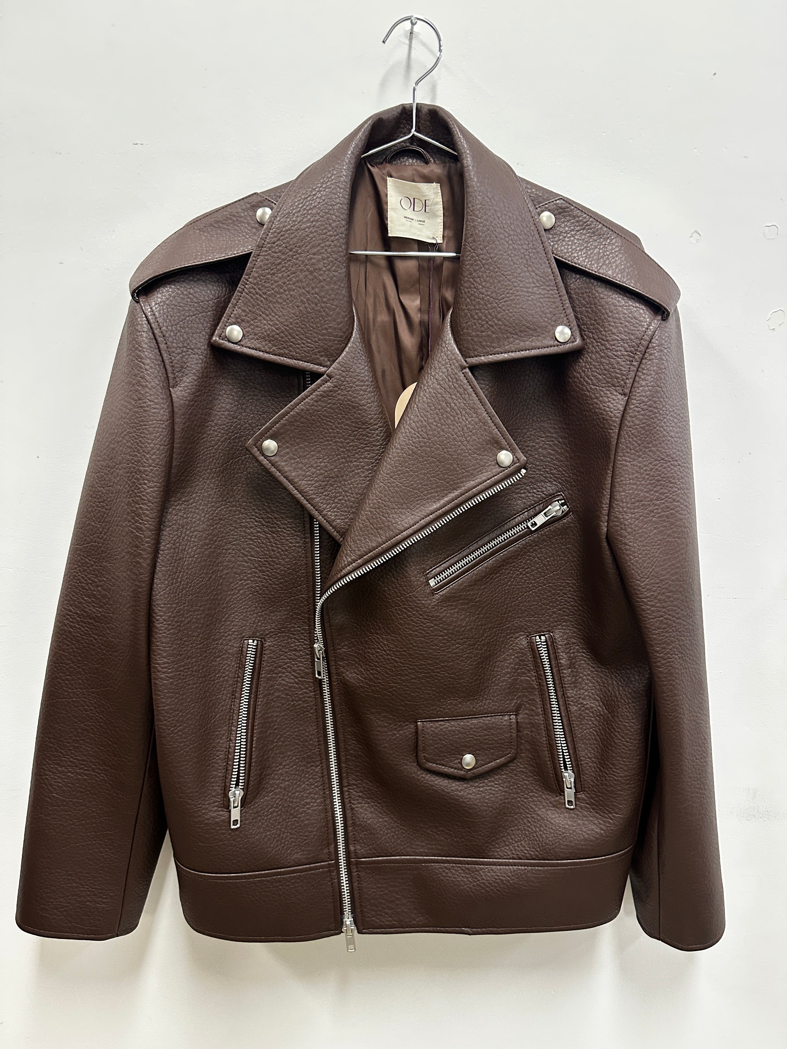 ODE Oversize Biker Jacket - L/XL