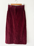 Double A line, Purple Cord skirt, Size S