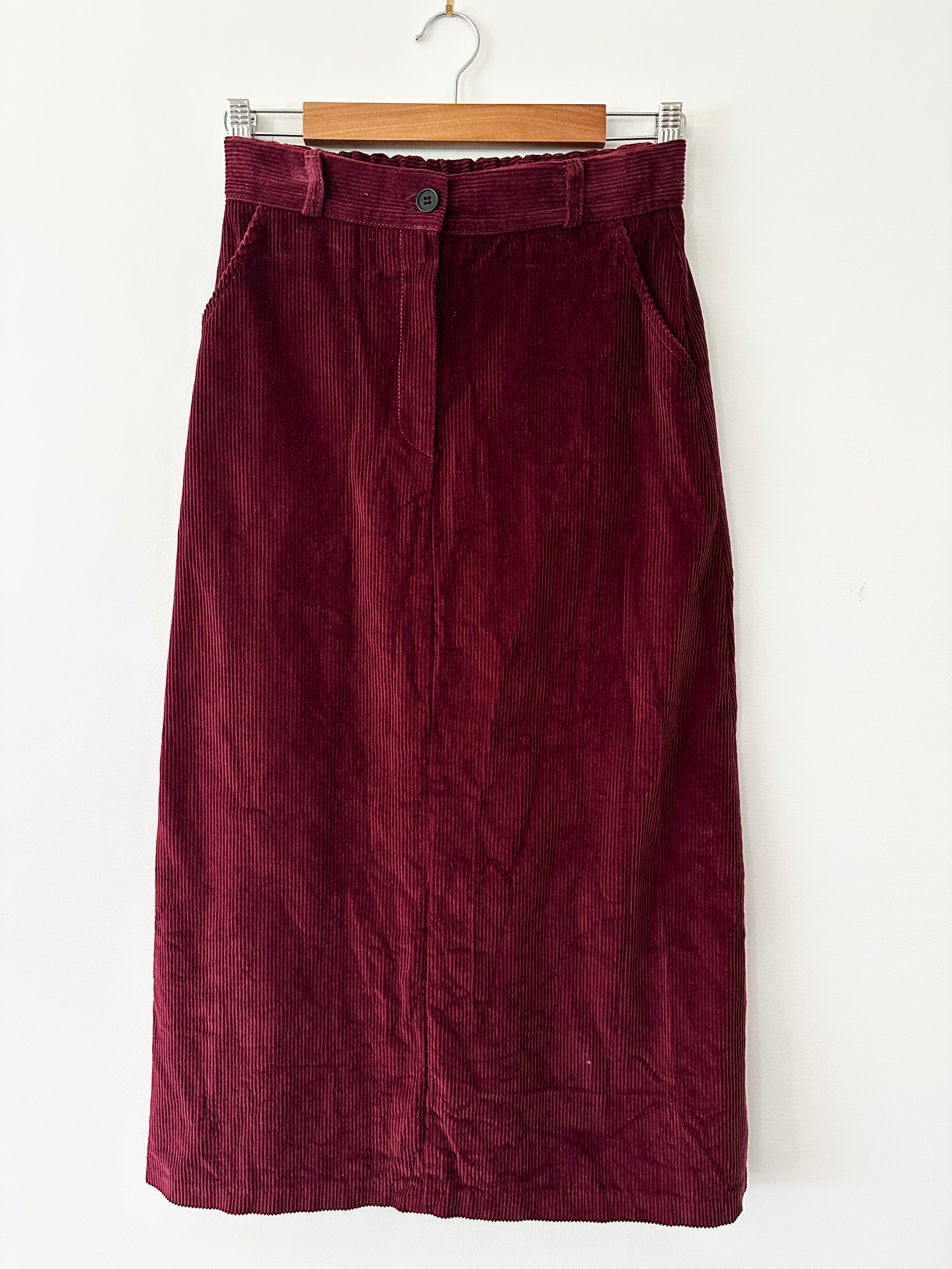 Double A line, Purple Cord skirt, Size S