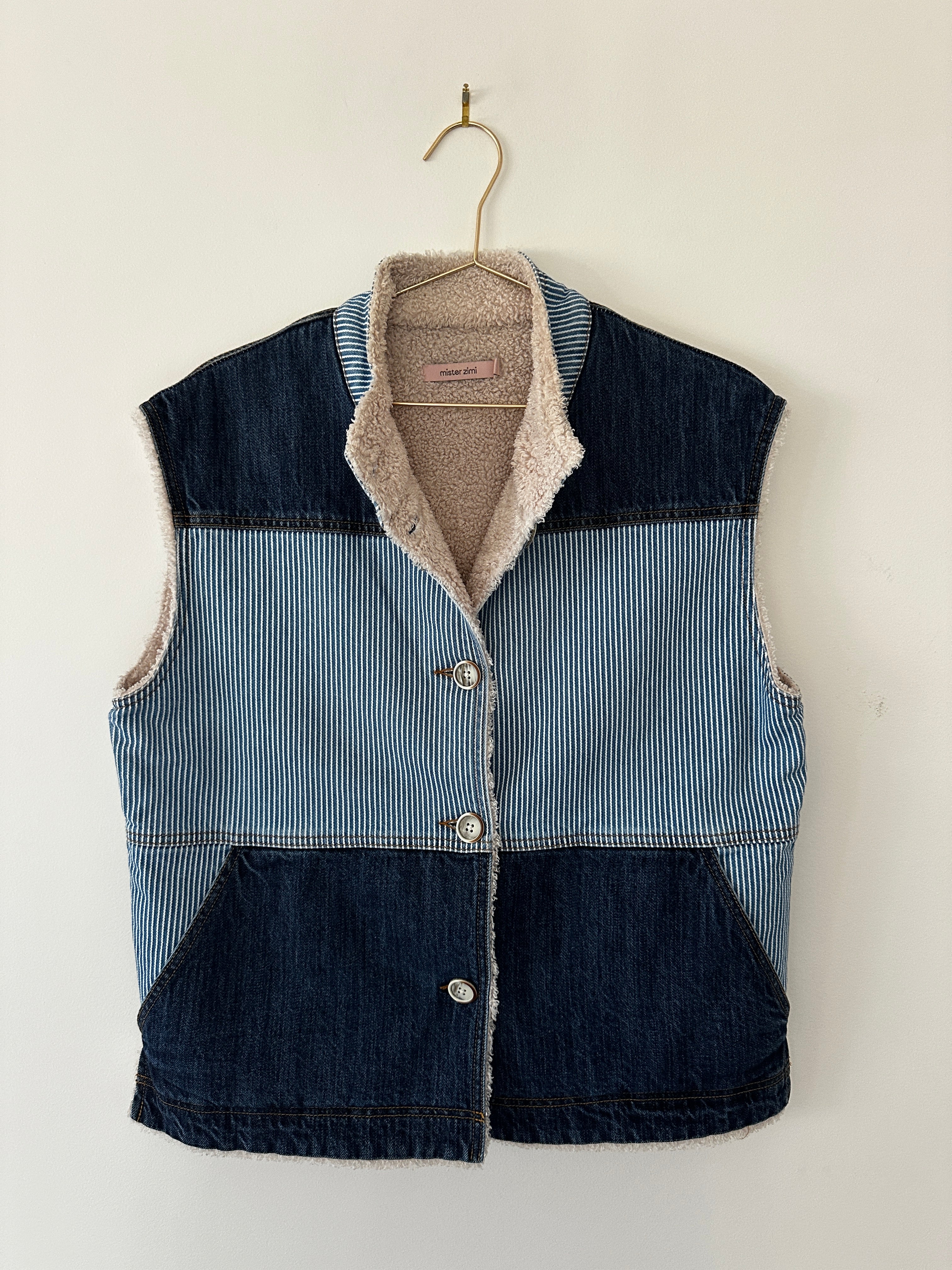 Mister Zimi Denim Vest - M