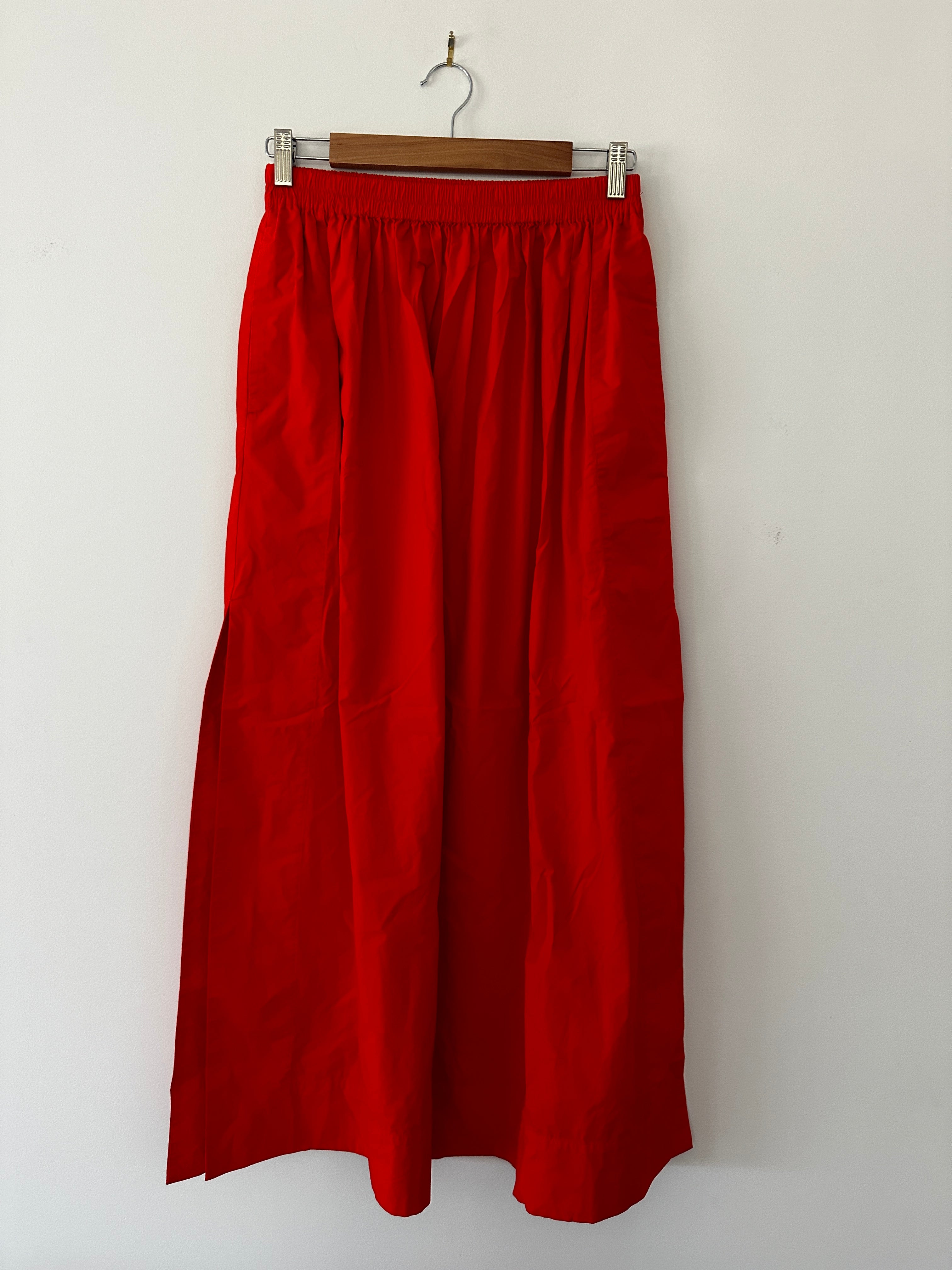 COS red maxi skirt - 38