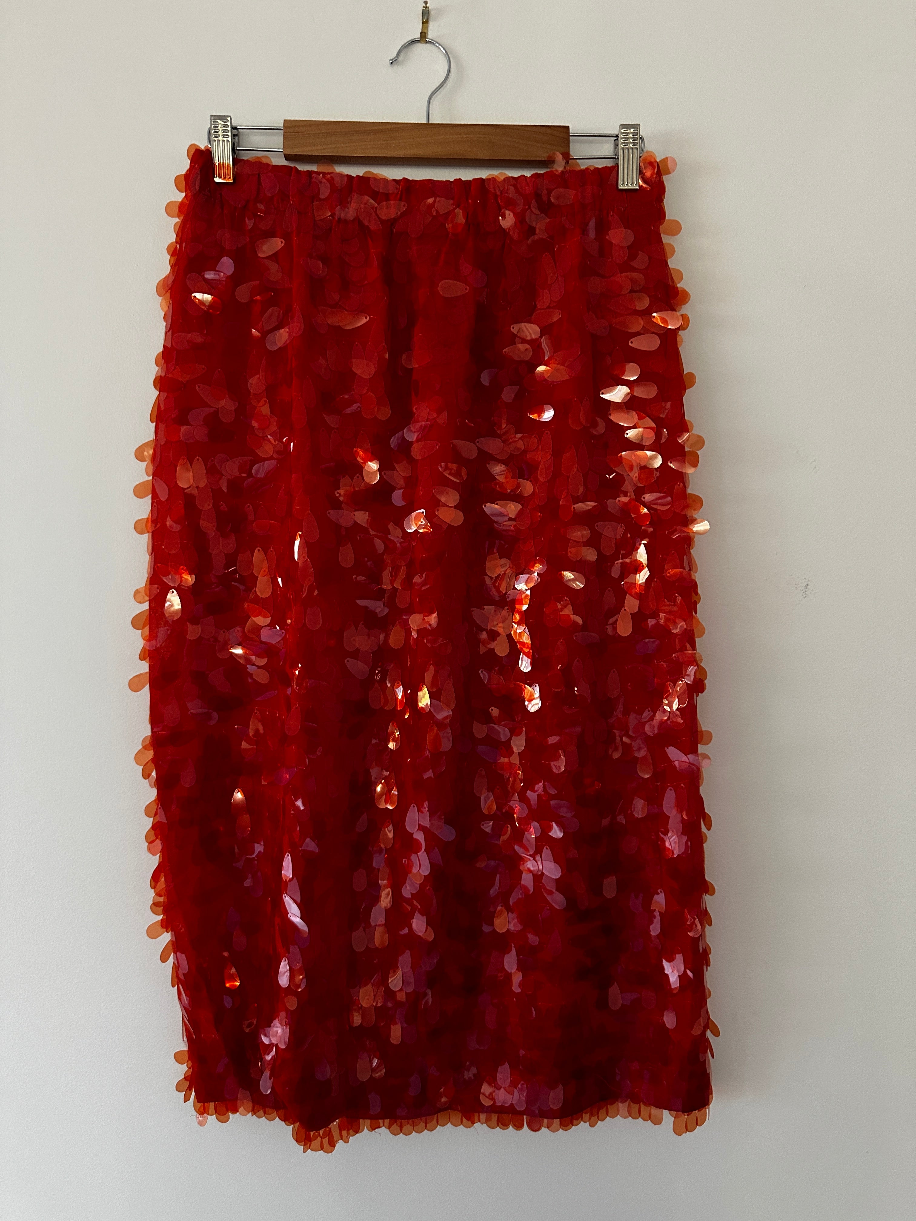 Blanca Ivy Sequin Skirt - L