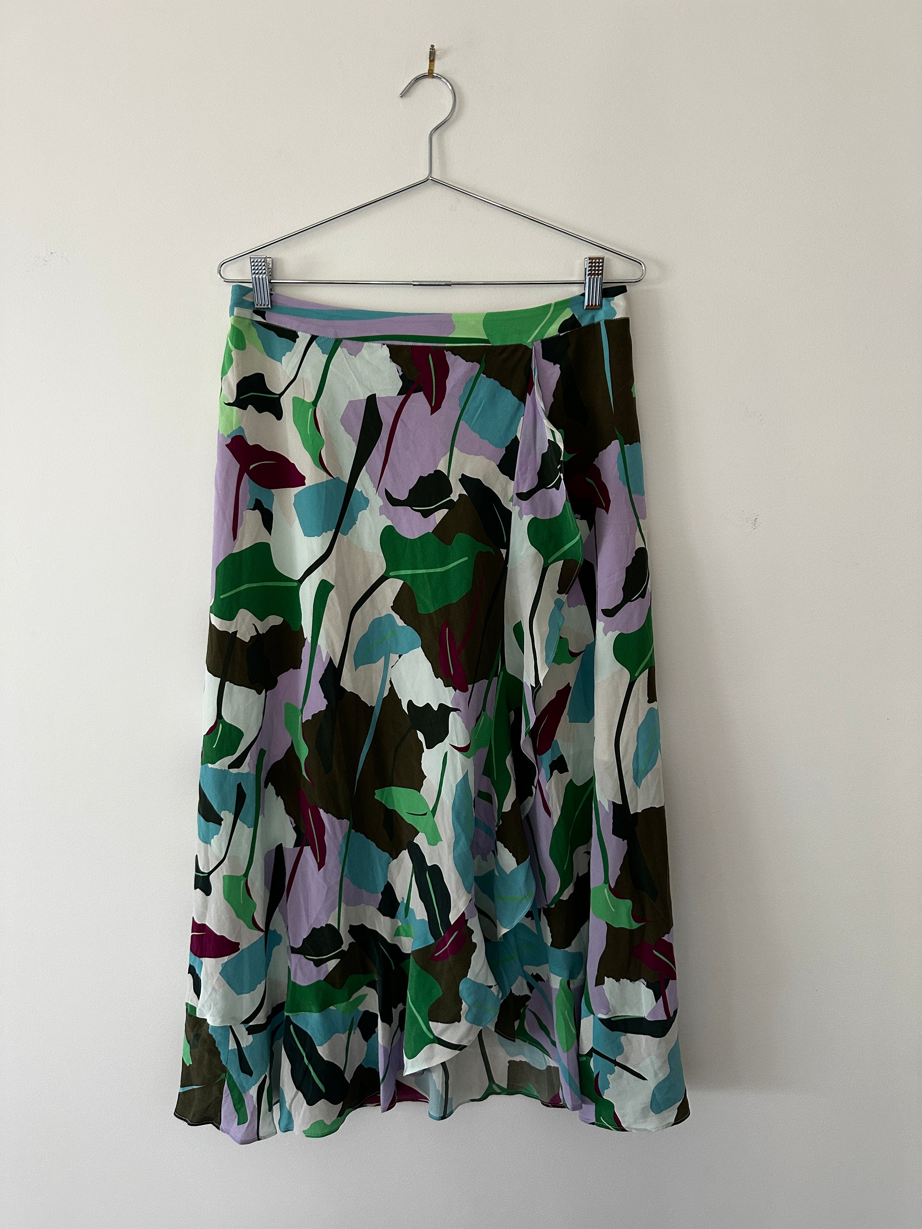 Gorman Silk A-line Skirt - 14
