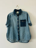 Mattir Denim Shacket with Back Opening - 10