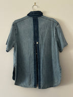 Mattir Denim Shacket with Back Opening - 10