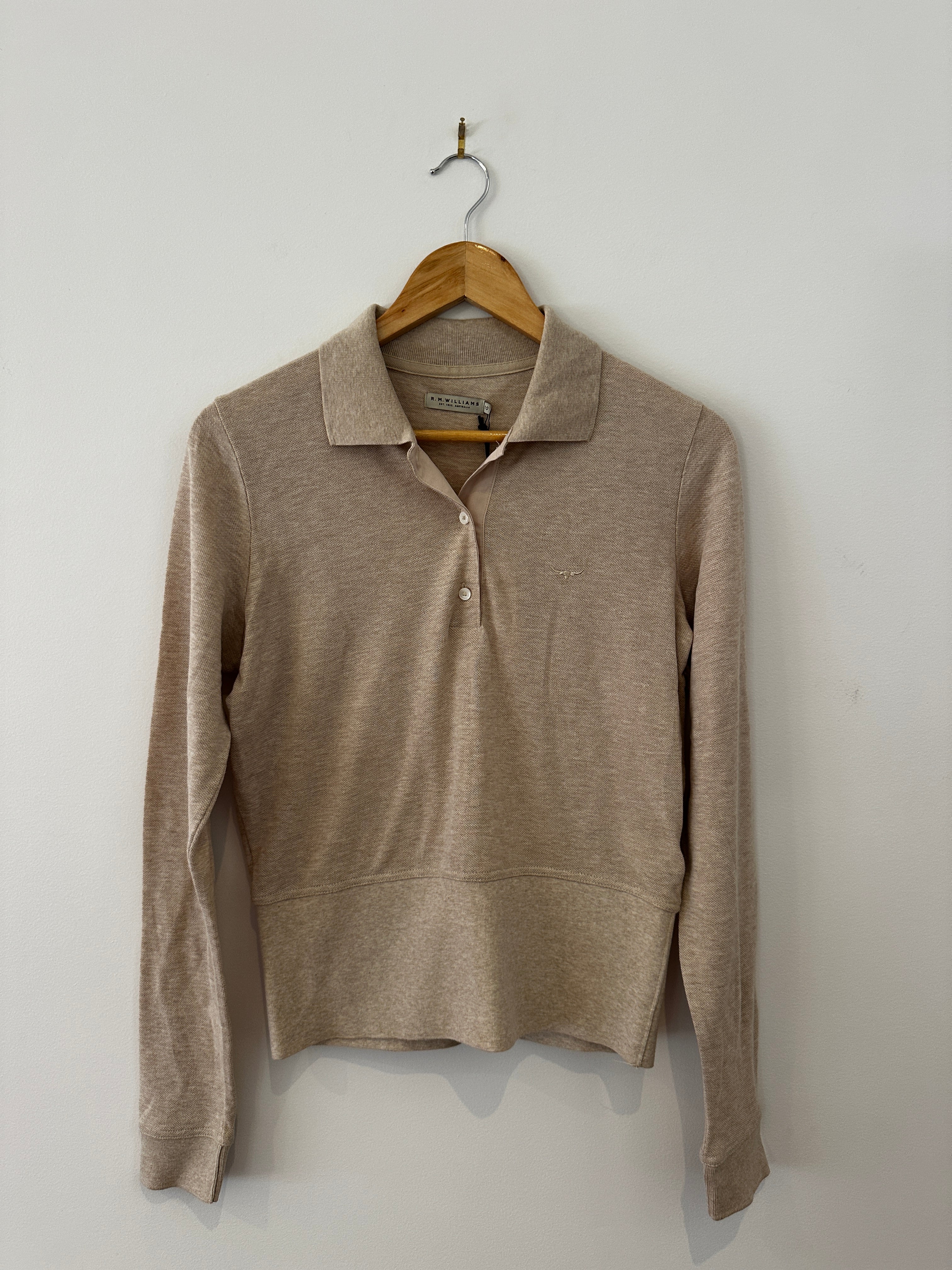 RM Williams Moura LS Polo Knit - 10