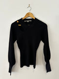 Second Female Ribbed Top with Cutout - S