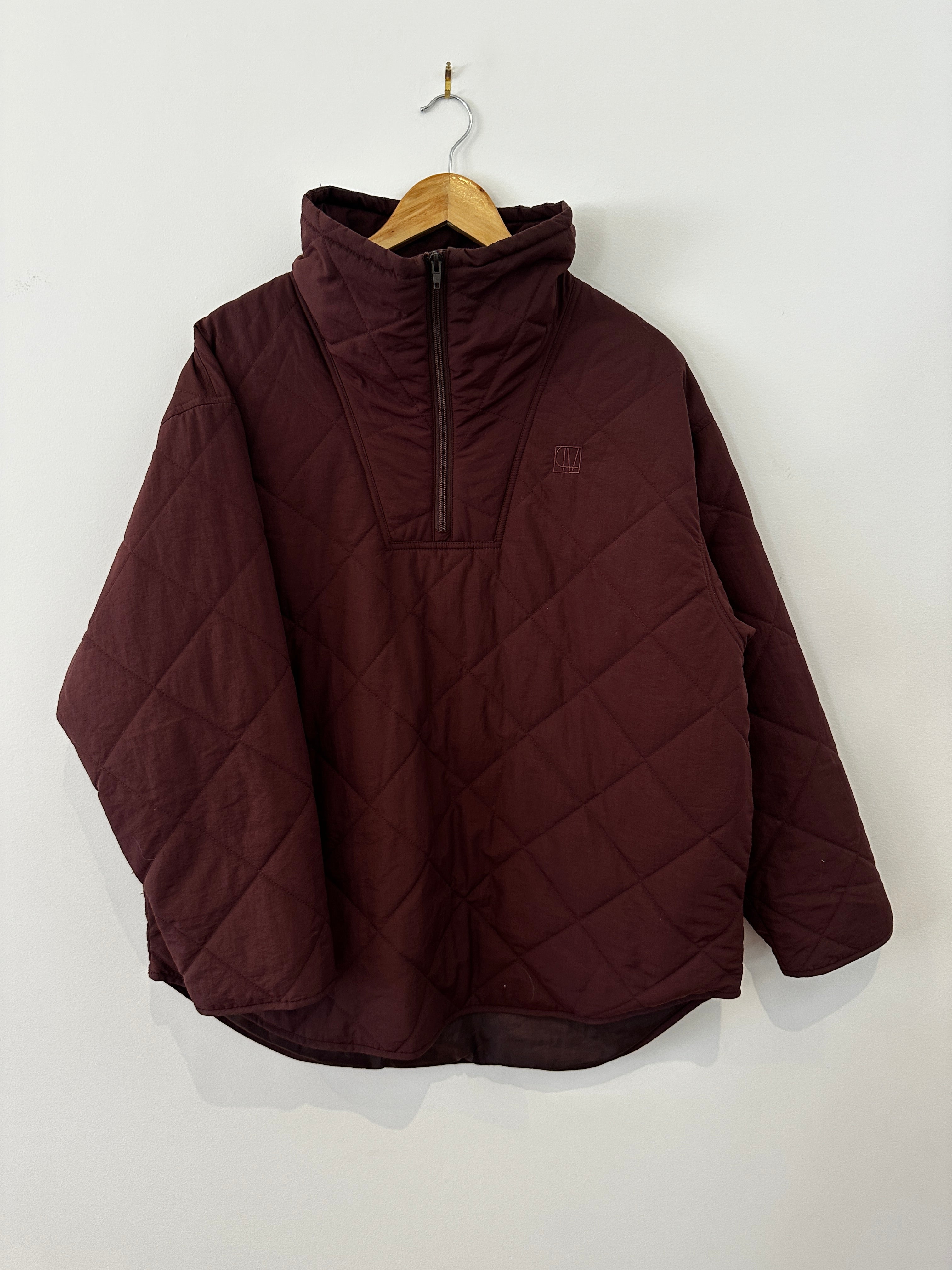 Camilla and Marc Santal Quilted Pulllover Chocolate - XXS