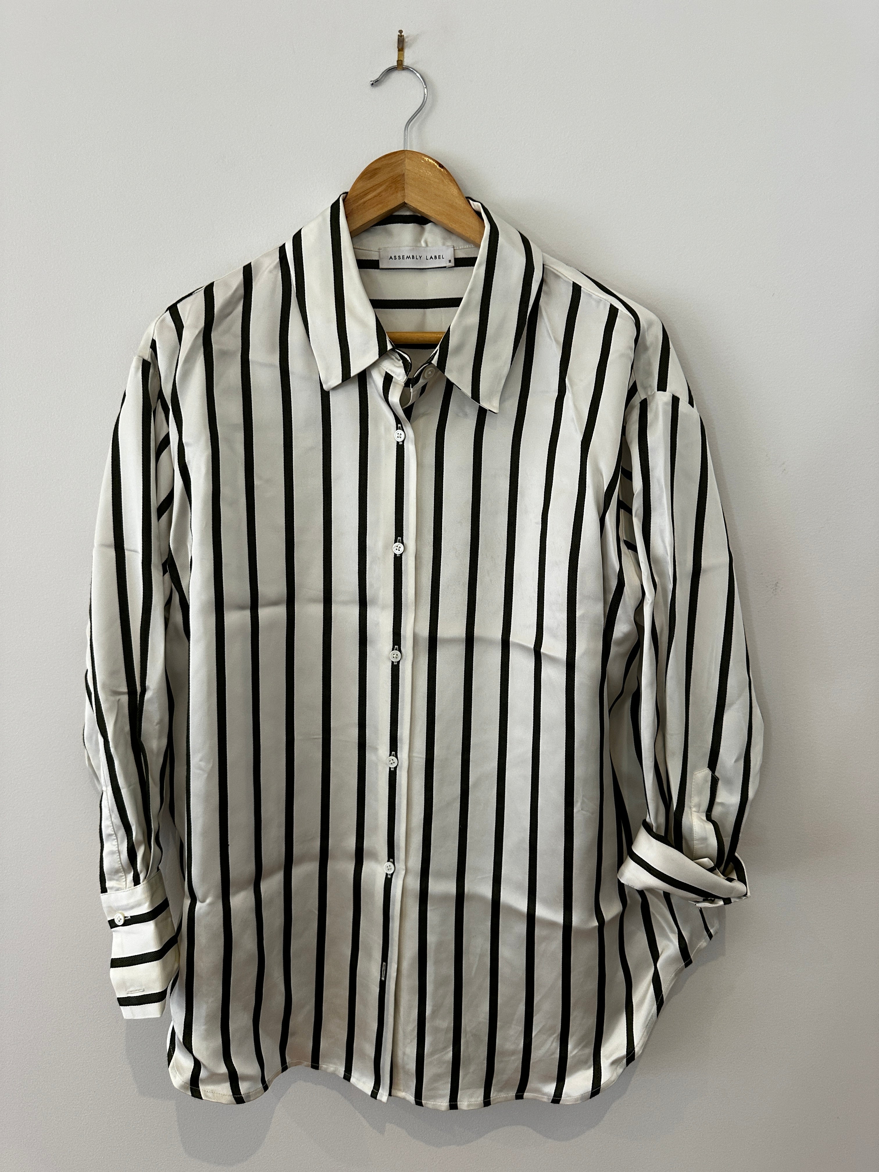 Assembly Label Green and White Shirt - 8