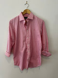 Polo Ralph Lauren Pink and White Striped Shirt - 10
