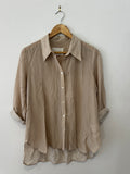Viktoria & Woods Underground Gingam Silk Shirt - 6