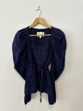 Viktoria and Woods Blue and Black Blouse - 8