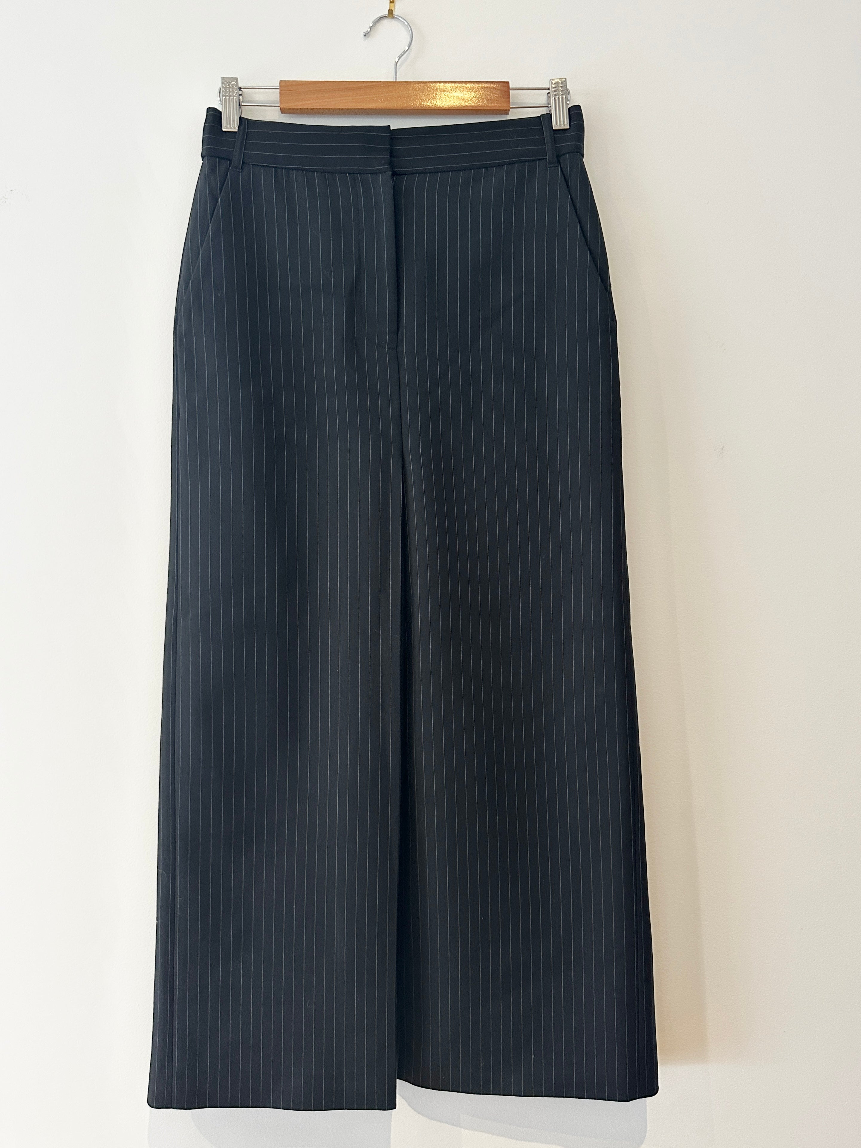 Camilla and Marc Thera Skirt Black Pinstripe - 8